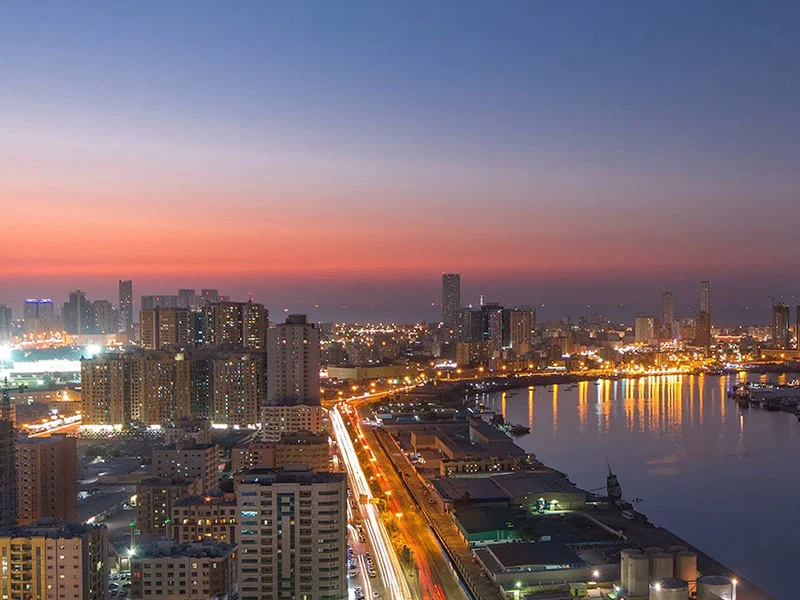 CCTV-camera-installation-on-building-exterior-in-Ajman-UAE