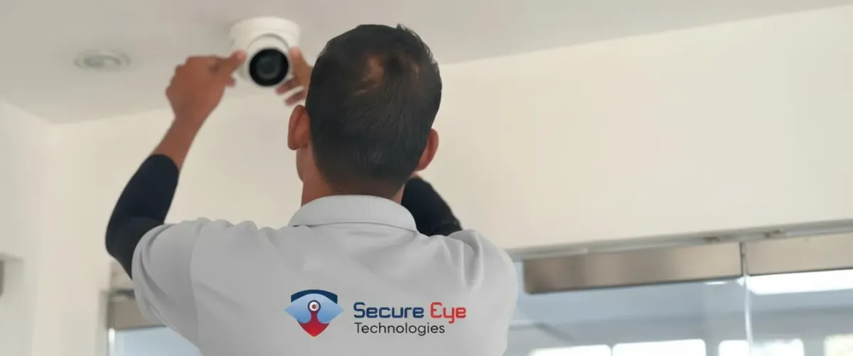 IT professional working on security systems