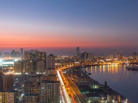 CCTV-camera-installation-on-building-exterior-in-Ajman-UAE