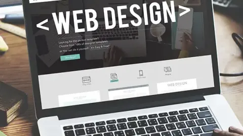 موقع إلكتروني مخصص لشركة إماراتية معروض على لابتوب وهاتف محمول