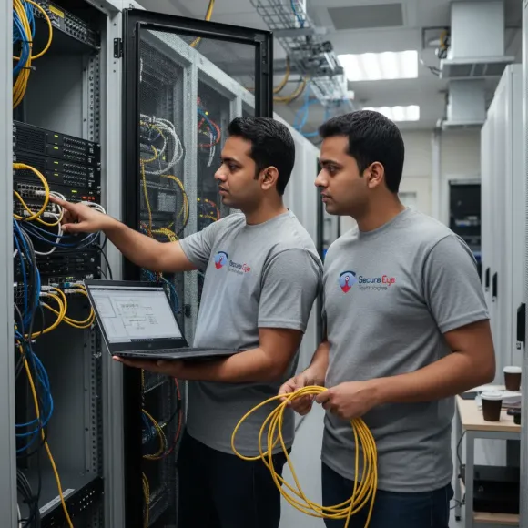 فريق Secure Eye Technology يعمل على أنظمة تقنية